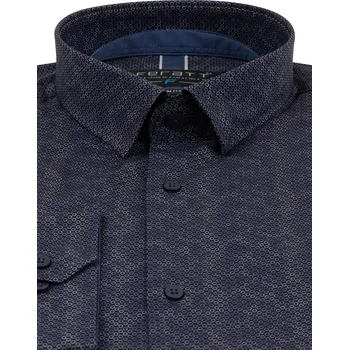 Pánská košile FERATT Pánská košile MILANO SLIM navy Velikost: XXL