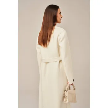 Dámský kabát Dámský vlněný kabát z alpaky (L - 40)