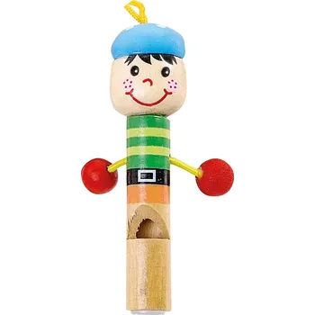 Dřevěná hračka Píšťalka na krk 7 - 9 cm Typ: 8