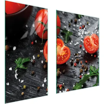 Kuchyňské prkénko Krájecí deska TMK ArtDeko sklo 2 ks