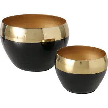 Svícen Boltze Kovové svícny na čajové svíčky MALVA, Ø 8-12 cm