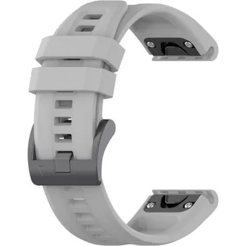 Řemínek na hodinky BSTRAP | BStrap Silicone Carson reminek na Garmin Fenix 5x / 5x Plus / 6x / 6x Pro / 7x / 8 51mm, gray