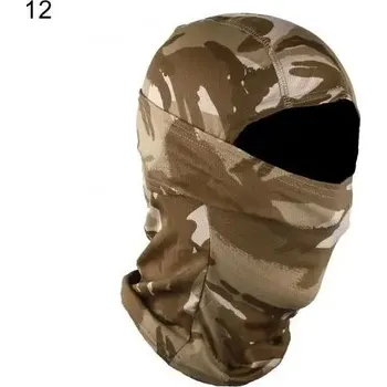 Kukla Taktická balaclava | kukla - na paintball, motorku, lyže, turistiku atp. - maskáčová - O