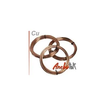 Vázací drát Měděný drát surový měkký, 5 mm (1 bm)