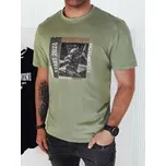 Pánská košile s potiskem RX5465 Barva: Světle zelená, Velikost: L