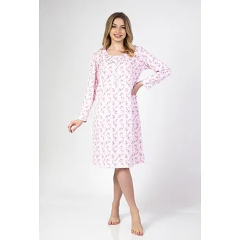 Dámská noční košile 011 dł/r - Regina růžová M