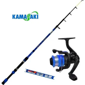 Rybářský prut KAMASAKI JUNIOR SET Modrý