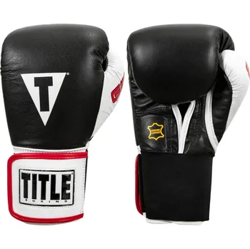 Boxerské rukavice Boxerské rukavice TITLE Gel World Elastic - černé