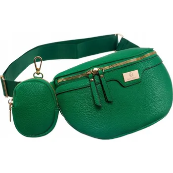Ledvinka Dámská městská ledvinka z ekologické kůže Barva: Zelená