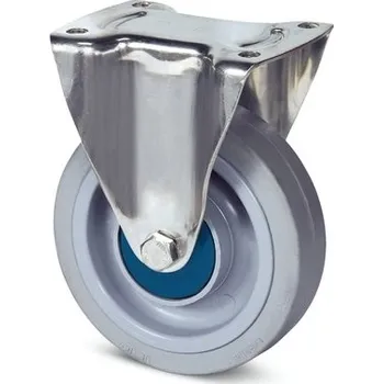 Pojezdové kolečko Pojezdové kolečko nerezové pro transportní zařízení 160mm, pevné, plotýnka, 8478UFX160P63
