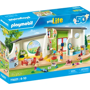 Stavebnice Playmobil Playmobil My Life 71601 Duhová školka s figurkami