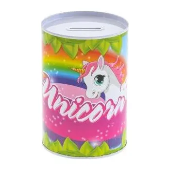 Pokladnička Toys Amsterdam Pokladnička jednorožec 8x12 cm kov v sáčku