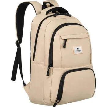 Sportovní batoh Městský batoh s prostorem pro notebook Barva: Béžová