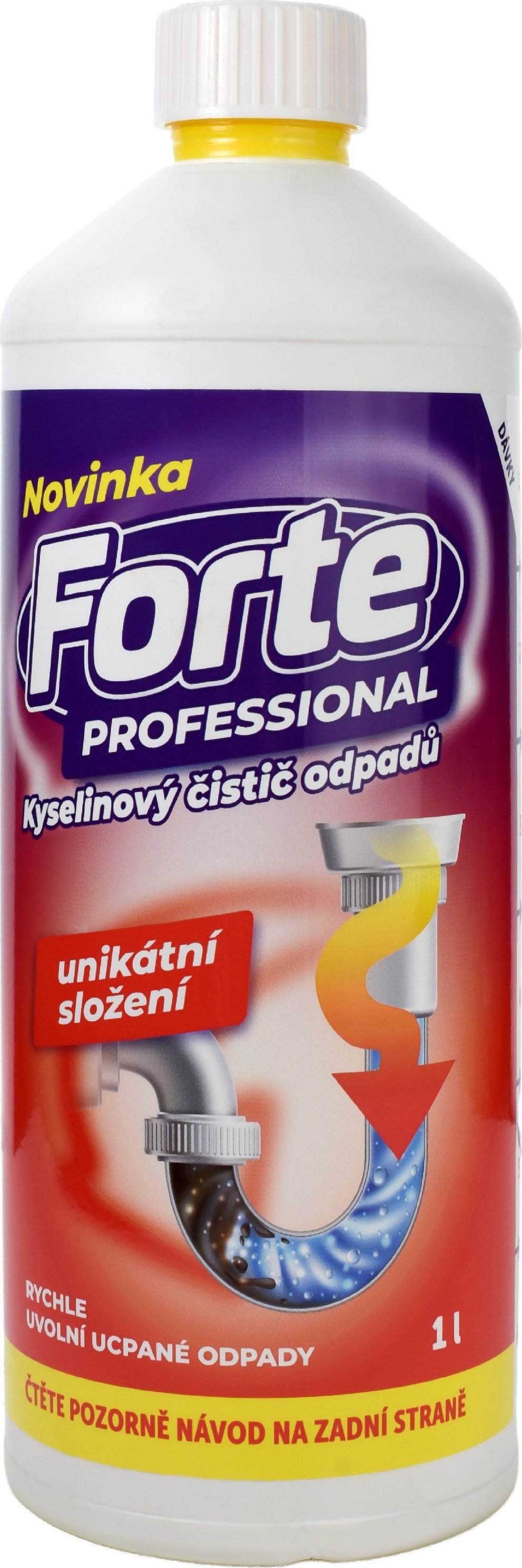 Profesionální čistič odpadů Forte Professional 1 l - prodej na IČO