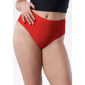 Dámské spodní prádlo Dámské kalhotky Simple String Maxi červené - Julimex M