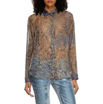 Dámská košile KOŠILE DIESEL C-OSMOS SHIRT GREY