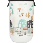 Kipit Uzavíratelný koš na prádlo s motivem města BEEP BEEP, 40 l
