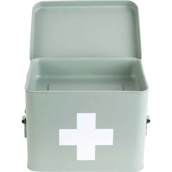 Lékárnička present time Kovová lékárnička present time, 21,5 x 15,5 x 16 cm, zelená