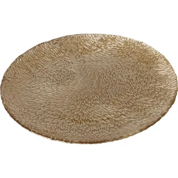 Talíř Boltze Dekorativní talíř MARONI, Ø 21 cm, zlatý