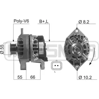 Auto-moto ERA Alternátor ERA 210223A