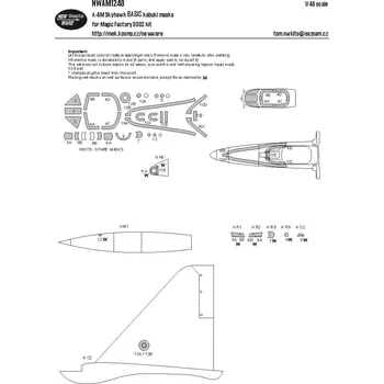 Plastikový model 1/48 Mask A-4M Skyhawk BASIC (MAGIC F.)