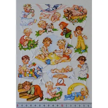 Lesklé obrázky do mýdel - Postavičky B