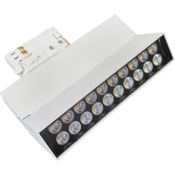 Bodové svítidlo GreenLux Lištový LED reflektor AREO PROFI 10W bílé kolejnicové bodové svítidlo track light GXPR110 GXPR110