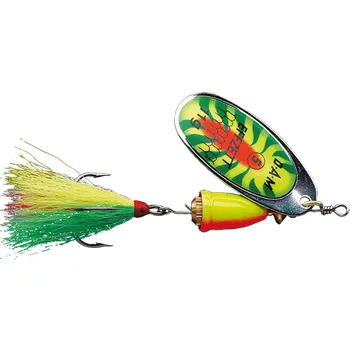 Umělá nástraha DAM EFFZETT Rotační třpytka Executor Dressed - Fire Shark Velikost: 1, váha 3g