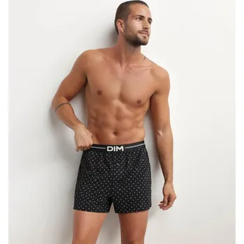 Boxerky DIM - Pánské trenky DIM ICONS - černá/L