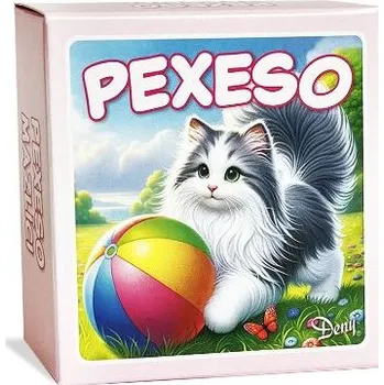 Karetní hra MikroTrading Pexeso Mazlíčci v růžové krabičce