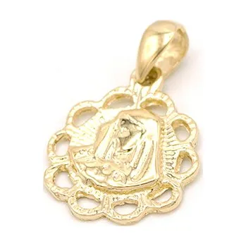 Přívěsek Zlatý přívěsek Madonka s dítětem zdobená 1,25g