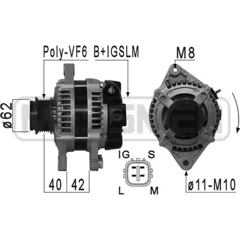 Autodíl ERA Alternátor ERA 210882A + DOPRAVA ZDARMA!