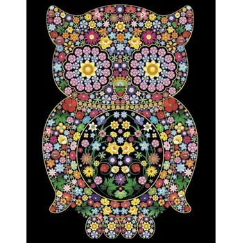 omalovánky Colorvelvet Sametový obrázek Sova 50x70cm