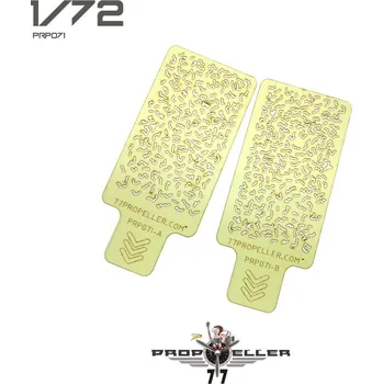 Plastikový model 1/72 Italian aircraft camouflage template Type D