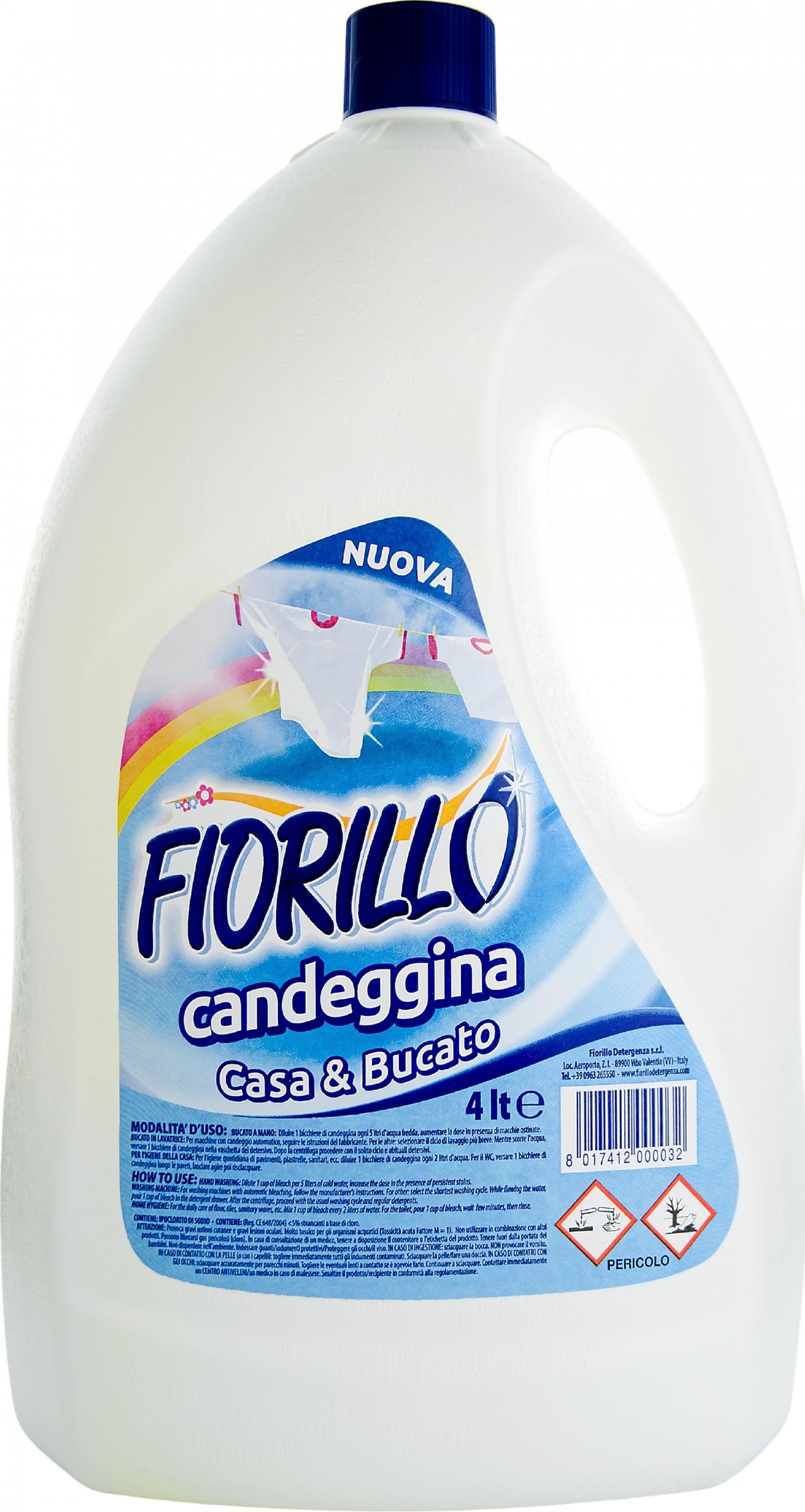 Bělidlo a čisticí prostředek Fiorillo Candeggina, 4 l