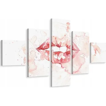 Obraz Vícedílný obraz Malované Krásné Růžové RTY 150x90