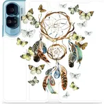 Knížkové flip pouzdro Mobiwear - Honor 90 Lite 5G - M001P Lapač a motýlci - VÝPRODEJ (Parádní flip obal, kryt, pouzdro Mobiwear na mobilní telefon Honor 90 Lite 5G s motivem M001P Lapač a motýlci)