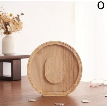 Pokladnička Dřevěná abecední pokladnička pro děti | Dětská dekorace, Pokladnička - O