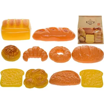 nádobí do dětské kuchyňky Toys Amsterdam Pečivo 10 ks v papírovém sáčku - hračka