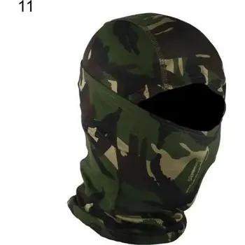 Kukla Taktická balaclava | kukla - na paintball, motorku, lyže, turistiku atp. - maskáčová - E