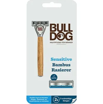 Bulldog Bamboo Sensitive - Holicí strojek + 2 náhradní hlavice