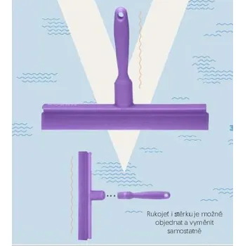 Kuchyňská stěrka Stěrka ruční Guma a PP, 30 cm Kobra Barva: Červená, Doplňky: náhradní rukojeť