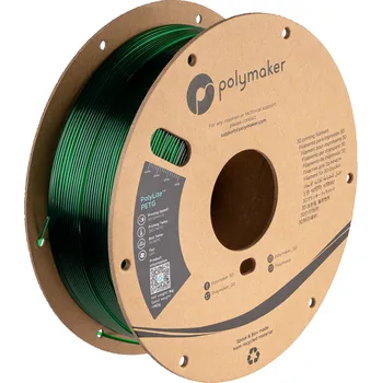 Filament Filament Polymaker PolyLite PETG Transparentní Zelená [1,75mm, 1kg]