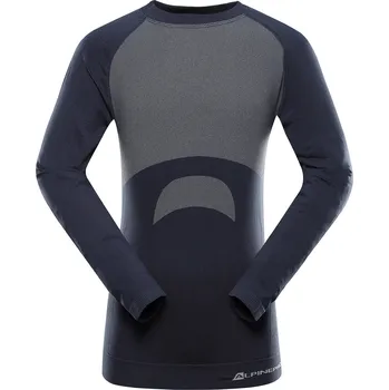 Alpine Pro Amboso Dětské funkční spodní triko s dlouhým rukávem KUND038 mood indigo S