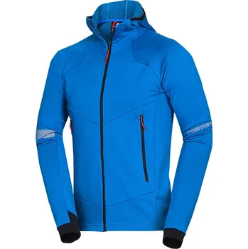 Pánská mikina Northfinder Pánská ski-turingová grid celorozepínací mikina pro aktivní sport ZELEZNY, tmavě modrá, XL