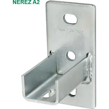 Stavební profil A2 Příruba sedlová SF 27/18-28/30 L NEREZ A2