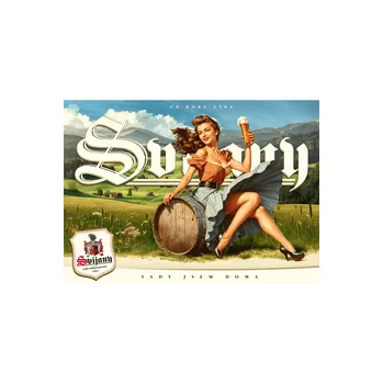 Cedule retro plechová - pivo