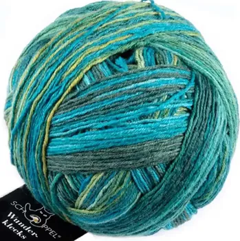 Příze Schoppel Wolle Wunderklecks 2396 Färberlatein (Ponožková příze Wunderklecks 2396 Färberlatein)