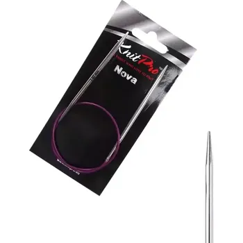 Jehlice KnitPro Nova kruhové kovové fixní jehlice 3,5mm 40cm (KnitPro Nova kruhové kovové jehlice 3,5mm 40cm)