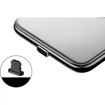 Záslepka pro konektor Lightning 1ks Black